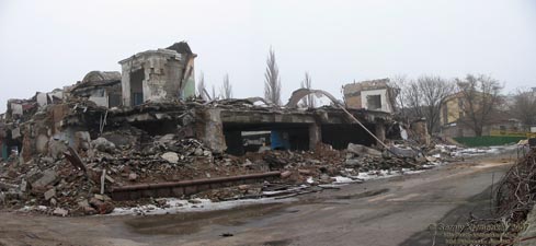 Фото Киева. Руины Центрального крытого рынка, улица Бульварно-Кудрявская № 17.