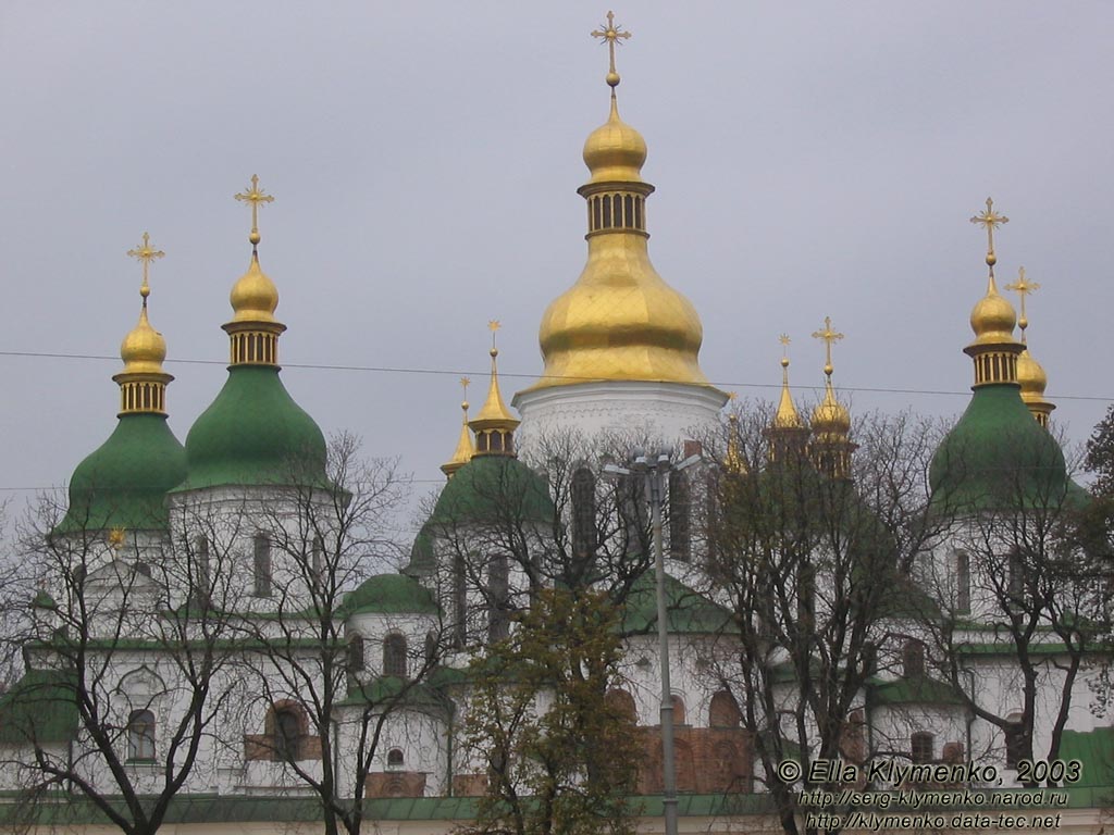 Фото Киева. Собор Святой Софии рано утром. Автор фото - Элла Клименко.