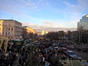Фото Киева. Софиевская площадь на Новогодние праздники 2017 года.