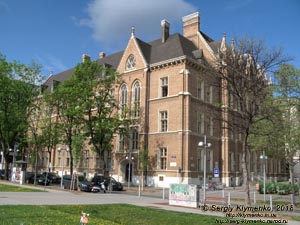 Вена (Vienna), Австрия (Austria). Фото. Академическая гимназия (Akademisches Gymnasium, Beethovenplatz 1).