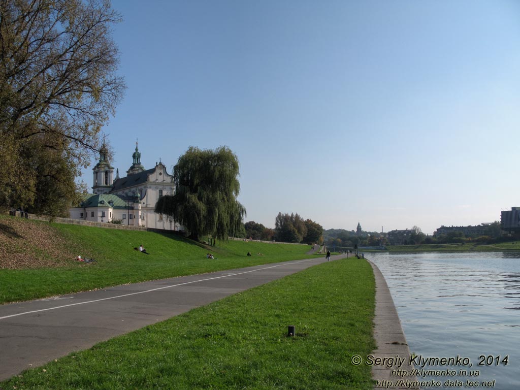 Фото Кракова. Скалка (Skałka). Костёл и монастырь Ордена Отцов Паулинов на Скалке.