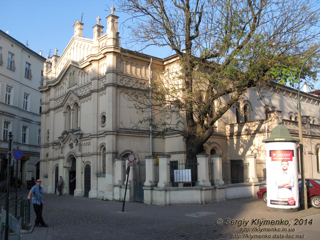 Фото Кракова. Казимеж (Kazimierz). Синагога Темпель (ul. Miodowa 24).