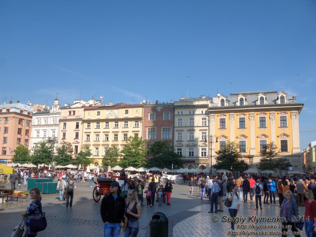 Фото Кракова. Старый Город. Площадь Главный Рынок (Rynek Glowny).