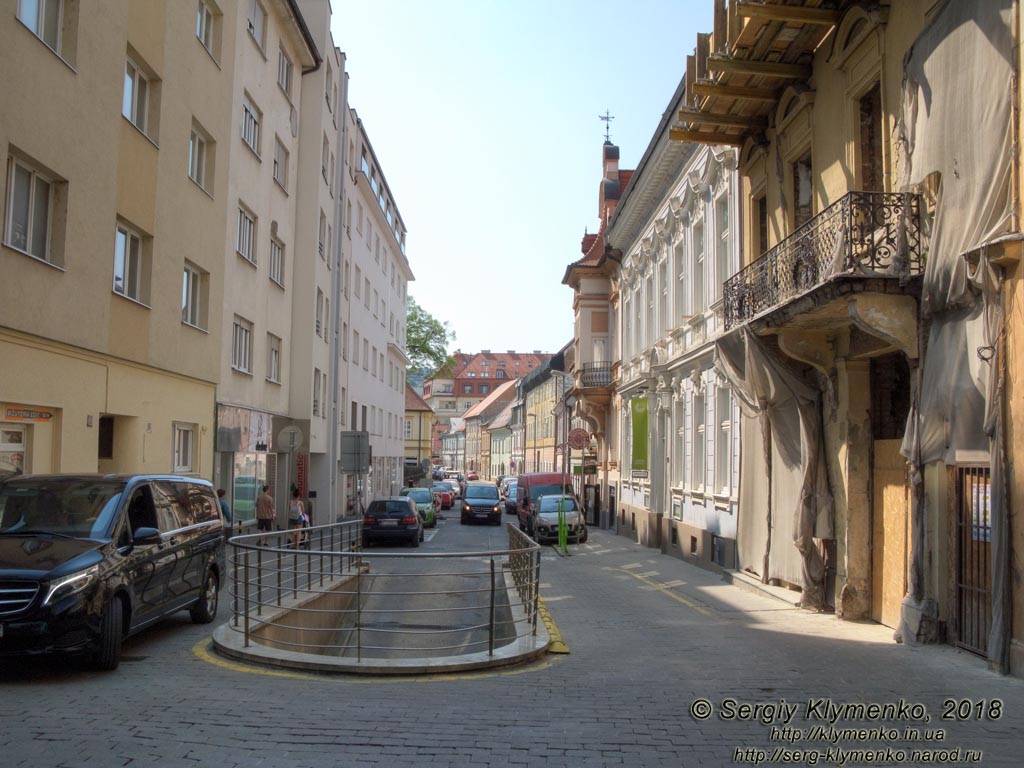 Фото Братиславы (Словакия). Улица Девичья (Panenska ulica).