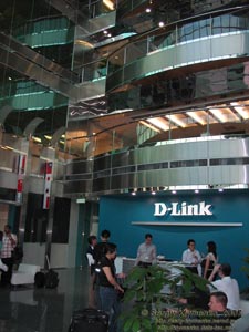 Фото Тайваня (Республика Китай), Тайпей (Тайбэй). Штаб-квартира (головной офис) корпорации D-Link; внутри здания.