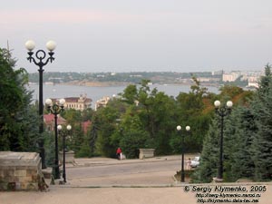 Севастополь. Фото. Вид на Севастопольскую бухту от Владимирского собора.
