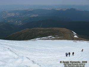 Фото Карпат. Наконец мы - на вершине Говерлы.