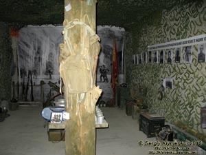 Закарпатская область, Колочава. Фото. Музей-мемориал «Блокпост» внутри.