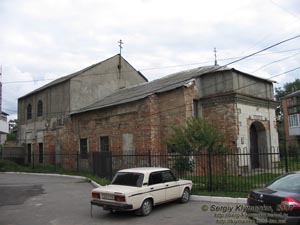 Кировоград. Фото. Церковь внутри квартала между улицами Покровская и Володарского.