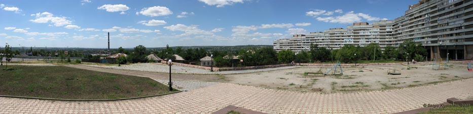 Фото Луганска. Панорама Луганска от памятника Клименту Ефремовичу Ворошилову.