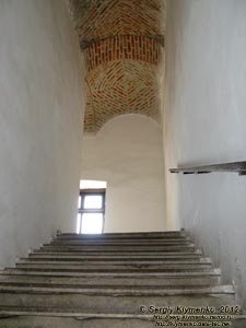 Закарпатская область. Мукачево. Фото. Замок «Паланок» (Palanok). Верхний замок. Лестница на второй этаж западного корпуса.