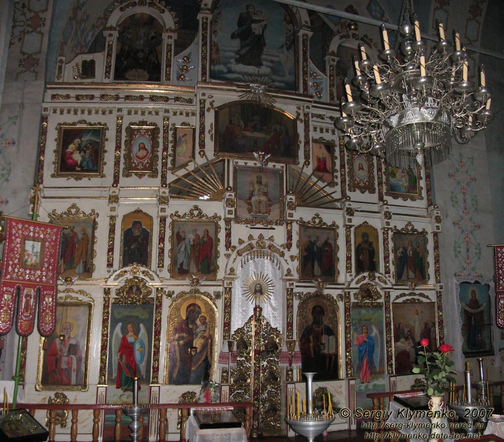 Новгород-Северский. Фото. Свято-Успенский кафедральный собор, памятник архитектуры 1671 года. Иконостас.