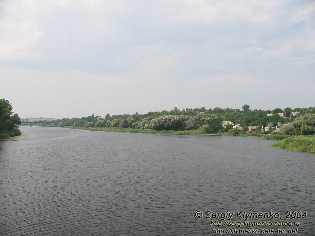 Корсунь-Шевченківський. Вид на Рось біля міста.