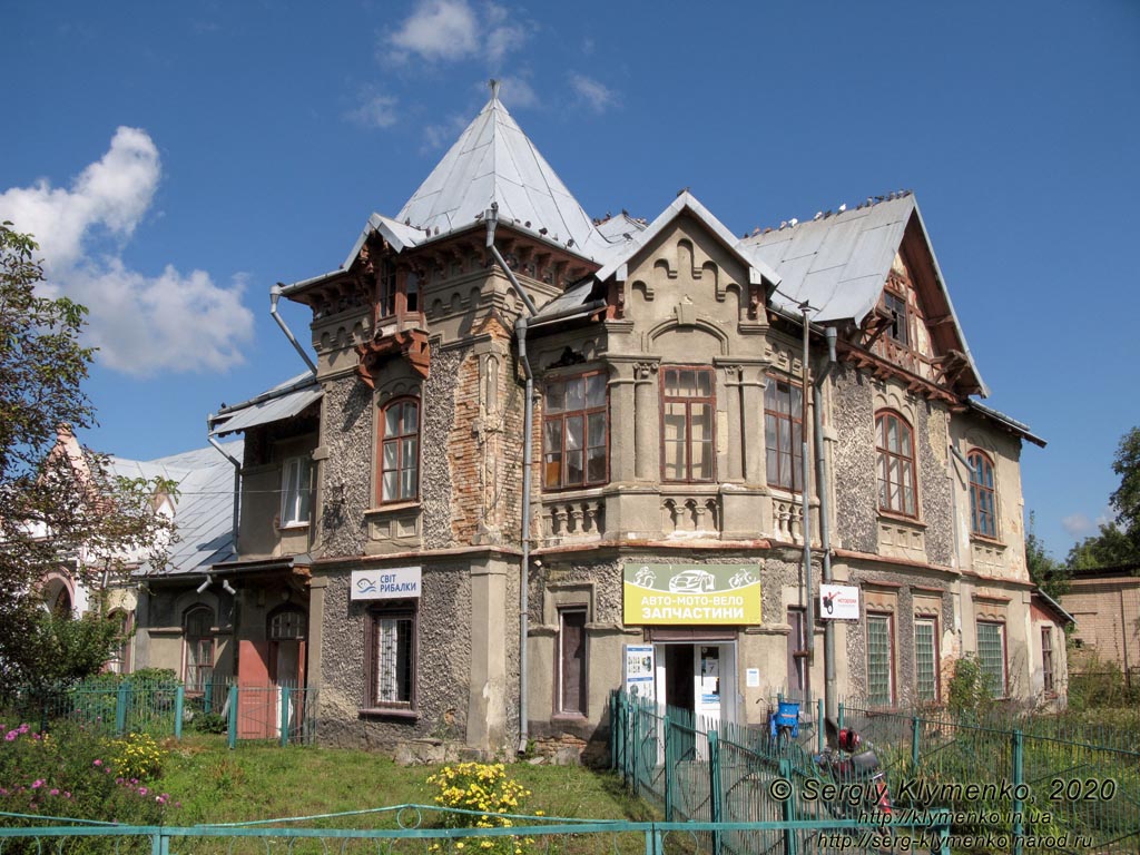 Хмельницкая область, посёлок Антонины. Фото. Бывший «Базар» с отелем (1904 год).